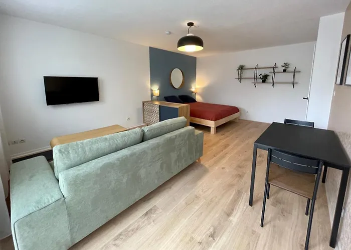 Grand Studio Joli Coeur - Calme Cosy Lumineux + Parking